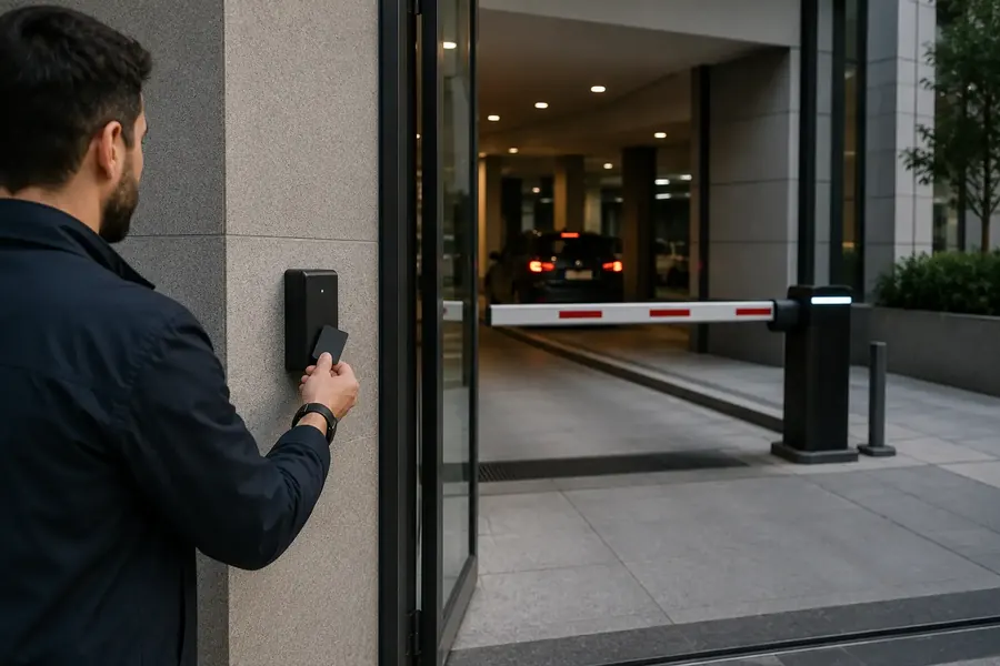 Control de accesos RFID en empresa — Serdoc Madrid