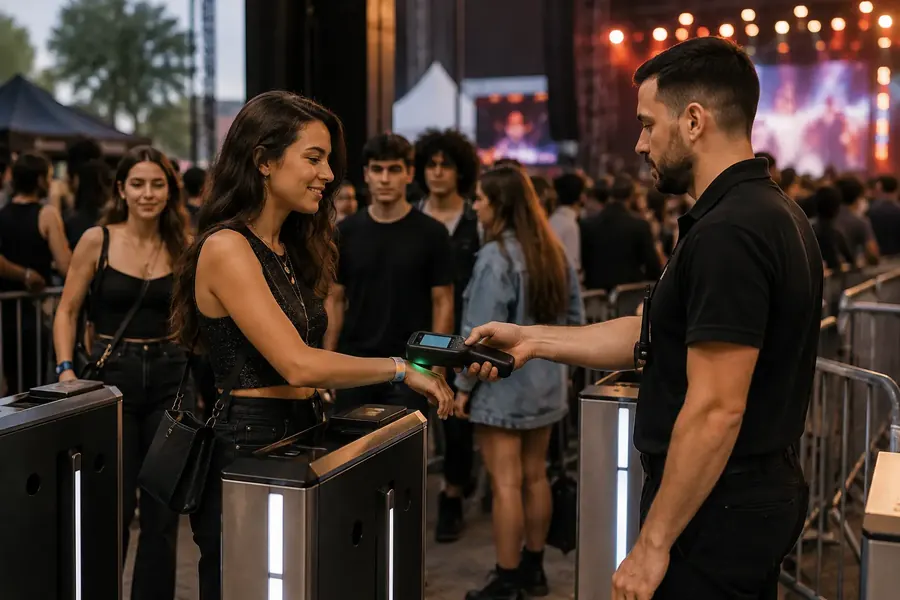 Evento con sistema RFID para control de acceso — Serdoc