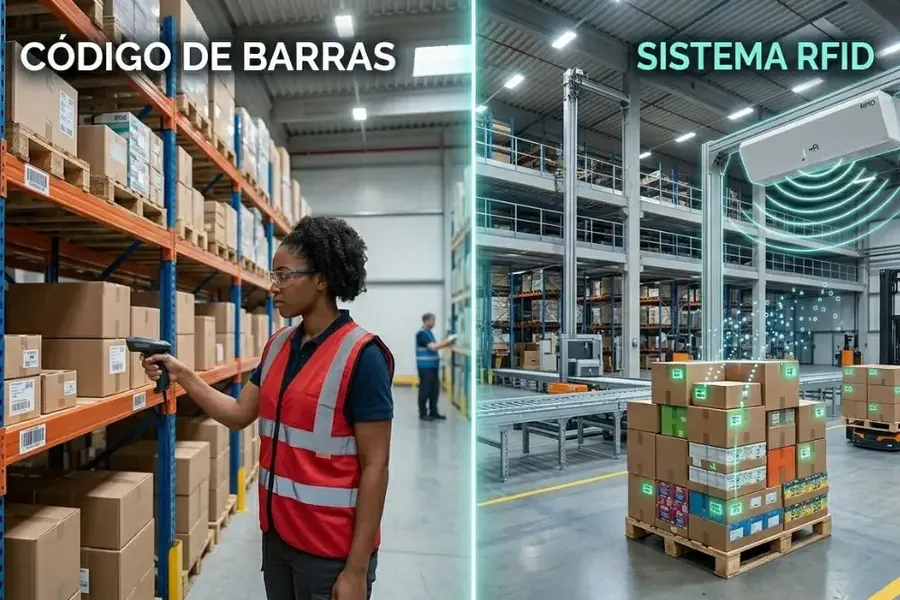 RFID vs código de barras: ¿cuál es mejor para tu almacén en 2026?